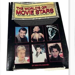 THE WORLDS GREAT MOVIE STARS AND THEIR FILMS FROM 1900 - PRESENT DAY (1979) BOOK